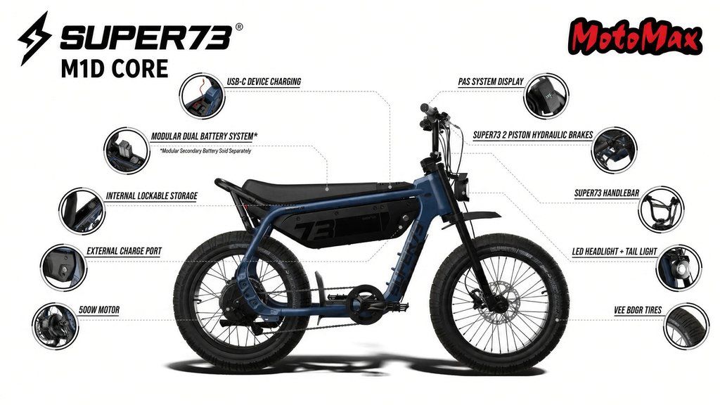 Super73 M1D CORE